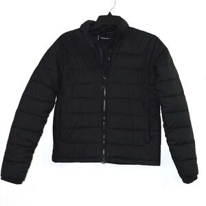 Everlane Lightweight Puffer Jacket – Size XXS, Black, Zip Front with Pockets